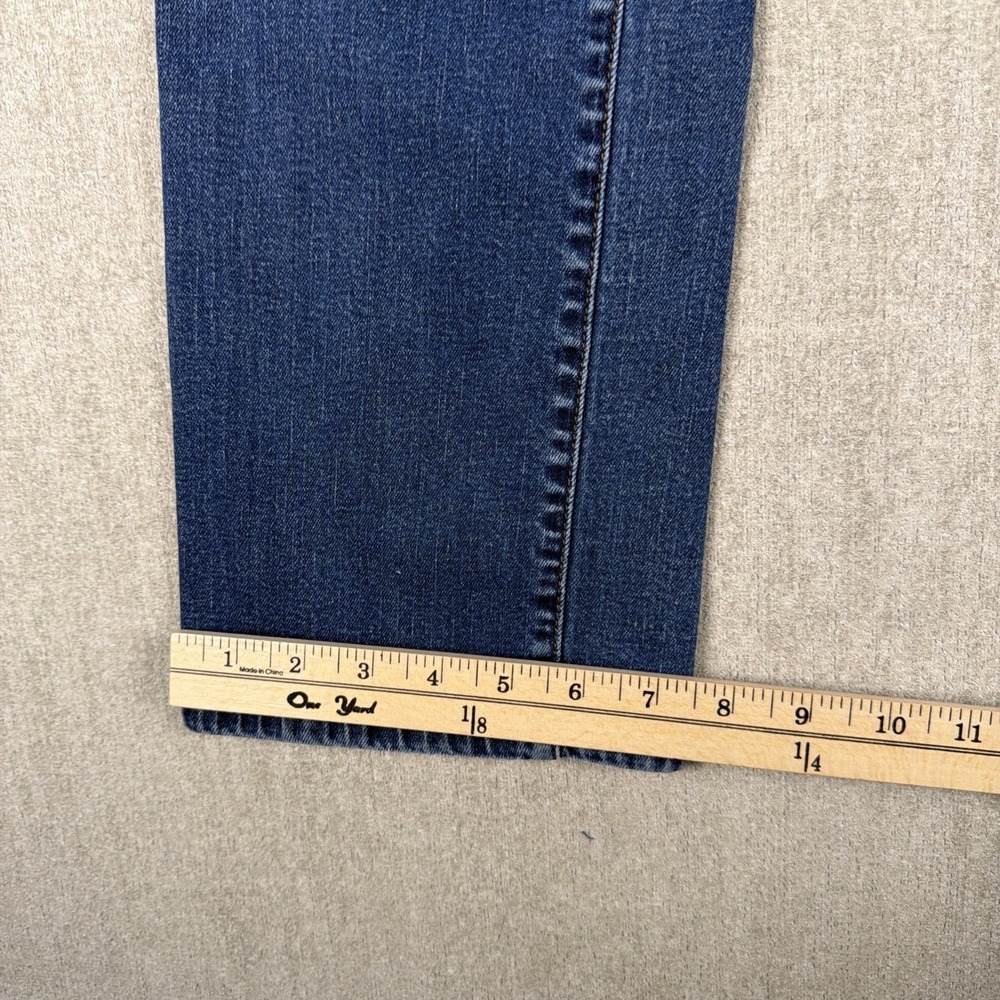 Lauren Ralph Lauren Jeans Womens 10 Blue Straight Leg Logo Preppy Medium Wash - Picture 10 of 16
